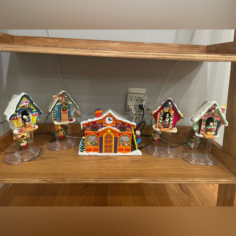 1993 Mickeys clock shop Christmas